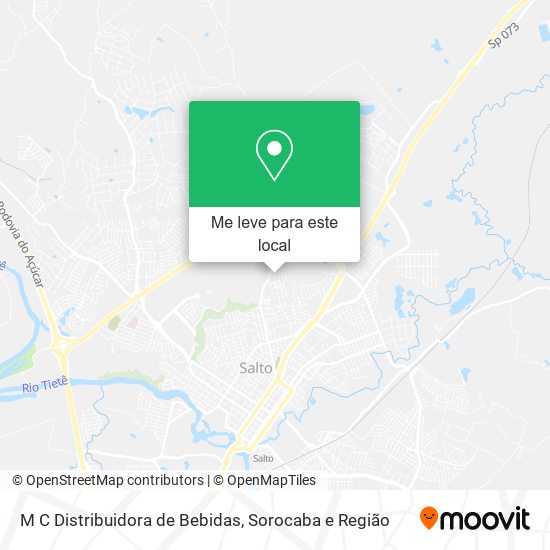 M C Distribuidora de Bebidas mapa