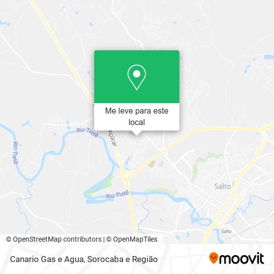 Canario Gas e Agua mapa