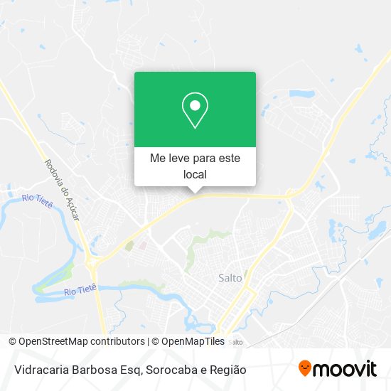 Vidracaria Barbosa Esq mapa