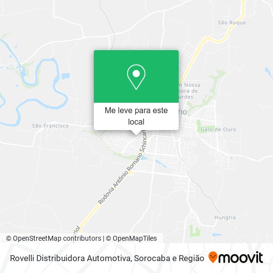 Rovelli Distribuidora Automotiva mapa