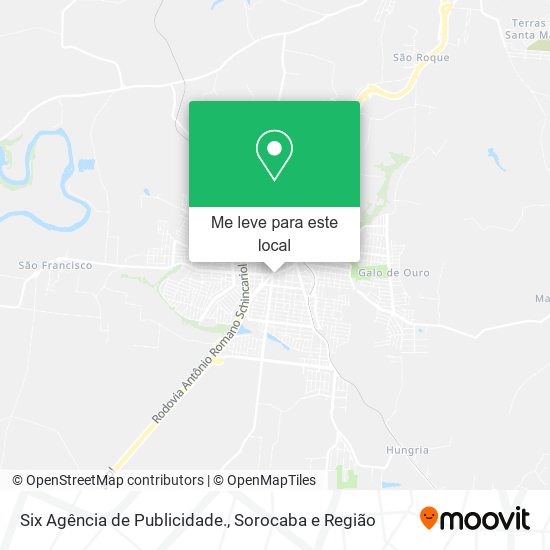 Six Agência de Publicidade. mapa