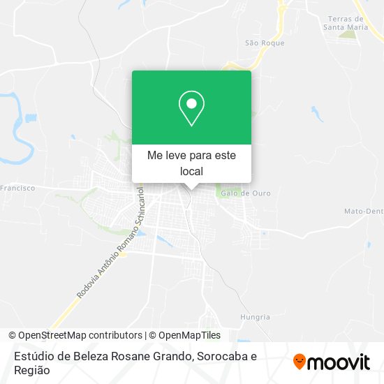 Estúdio de Beleza Rosane Grando mapa