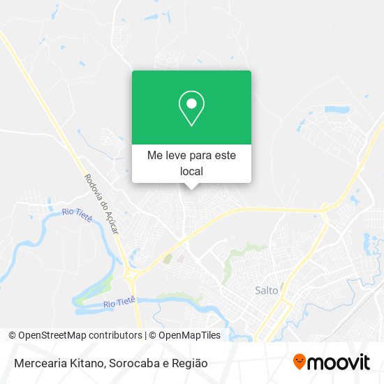 Mercearia Kitano mapa