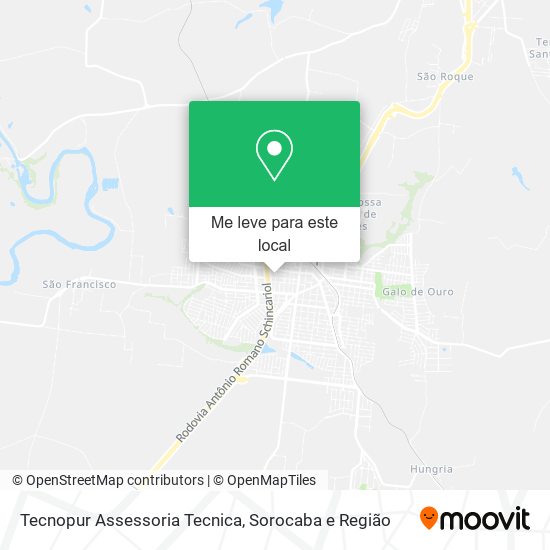 Tecnopur Assessoria Tecnica mapa