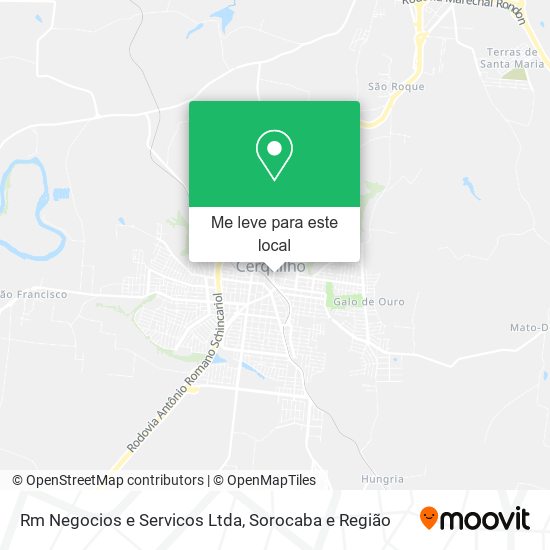 Rm Negocios e Servicos Ltda mapa