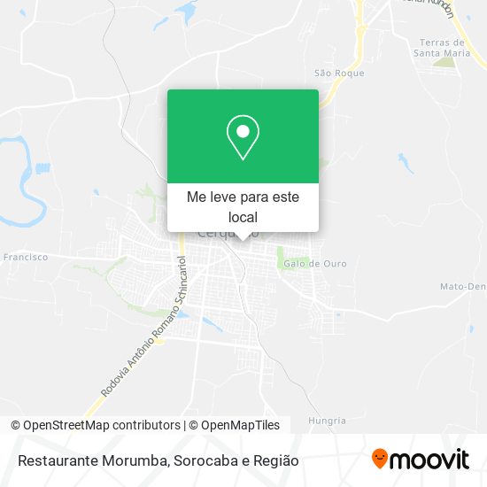 Restaurante Morumba mapa