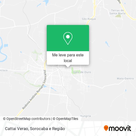 Cattai Verao mapa