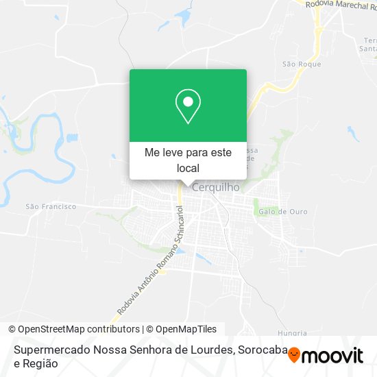 Supermercado Nossa Senhora de Lourdes mapa