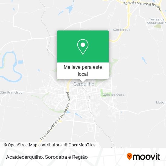 Acaidecerquilho mapa
