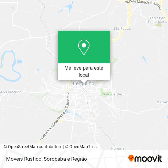 Moveis Rustico mapa