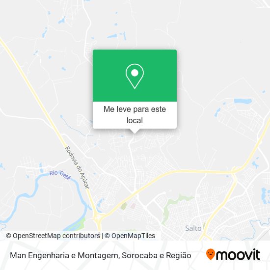 Man Engenharia e Montagem mapa