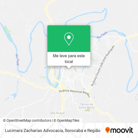Lucimara Zacharias Advocacia mapa