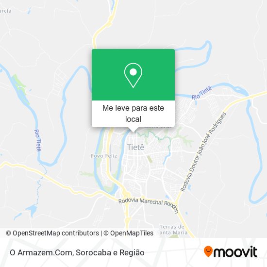 O Armazem.Com mapa