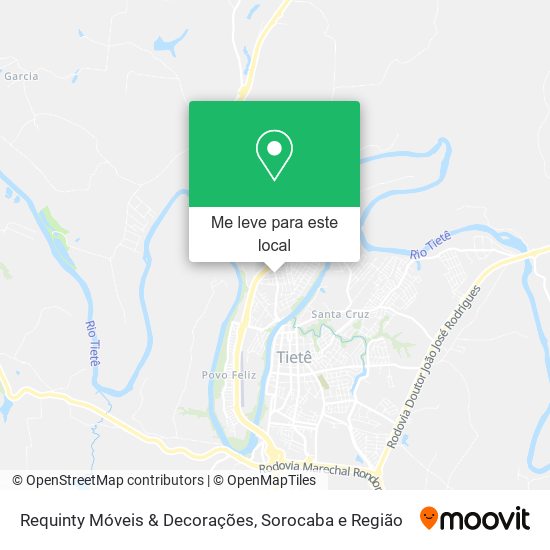 Requinty Móveis & Decorações mapa