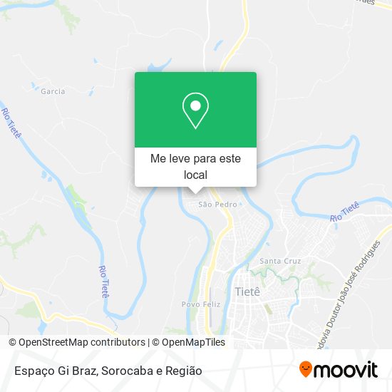 Espaço Gi Braz mapa