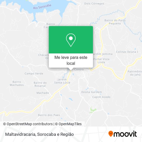 Maltavidracaria mapa