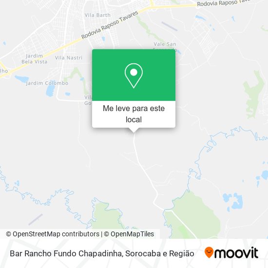 Bar Rancho Fundo Chapadinha mapa