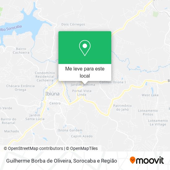 Guilherme Borba de Oliveira mapa