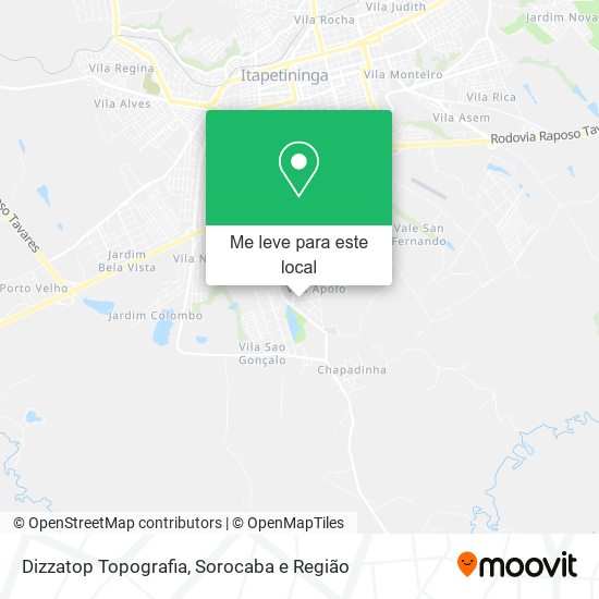 Dizzatop Topografia mapa