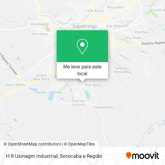H R Usinagm Industrial mapa