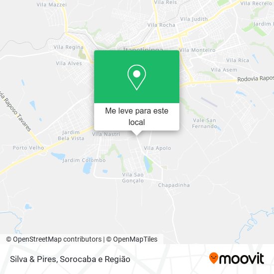 Silva & Pires mapa