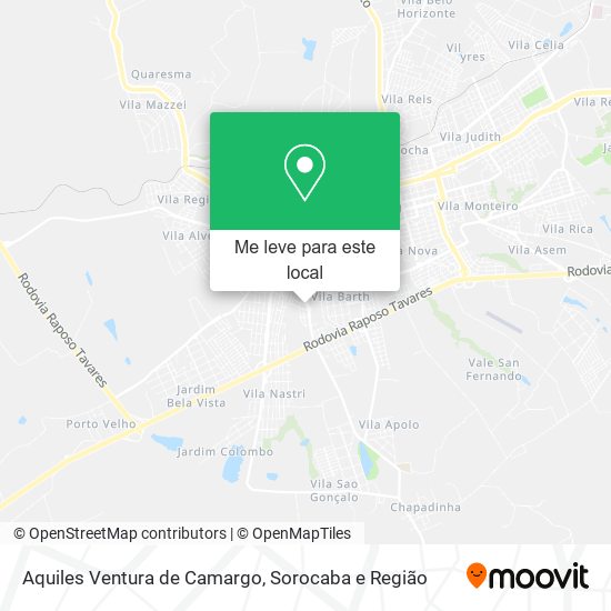Aquiles Ventura de Camargo mapa