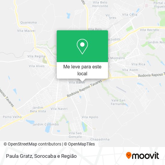 Paula Gratz mapa
