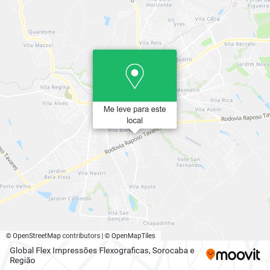 Global Flex Impressões Flexograficas mapa