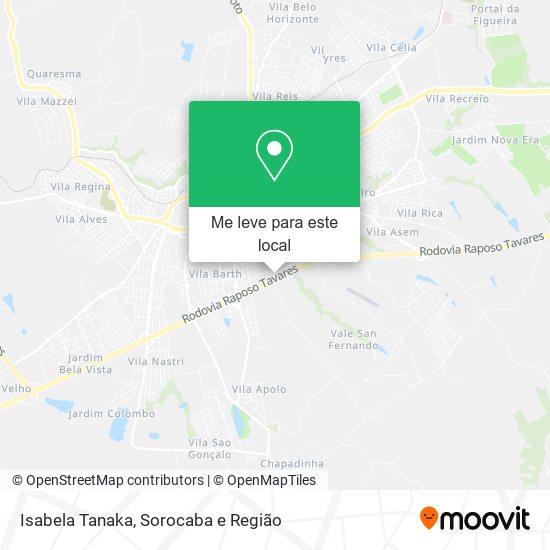 Isabela Tanaka mapa