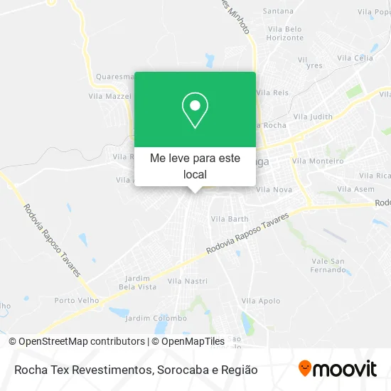 Rocha Tex Revestimentos mapa