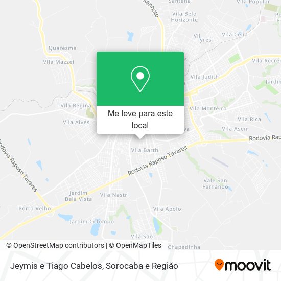 Jeymis e Tiago Cabelos mapa
