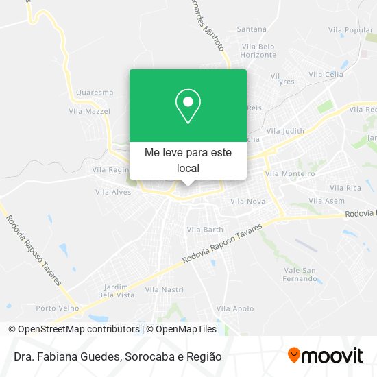 Dra. Fabiana Guedes mapa