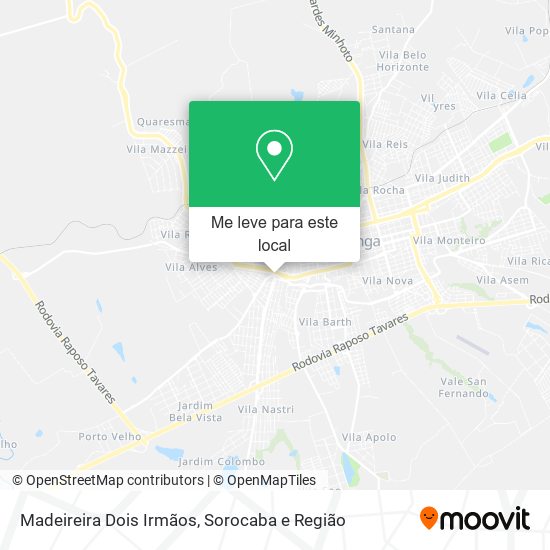 Madeireira Dois Irmãos mapa