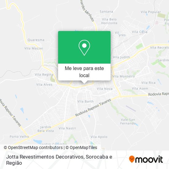 Jotta Revestimentos Decorativos mapa