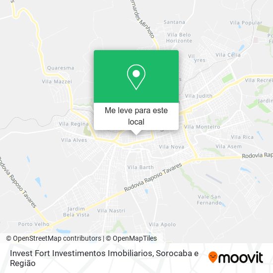 Invest Fort Investimentos Imobiliarios mapa