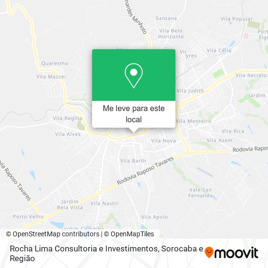 Rocha Lima Consultoria e Investimentos mapa