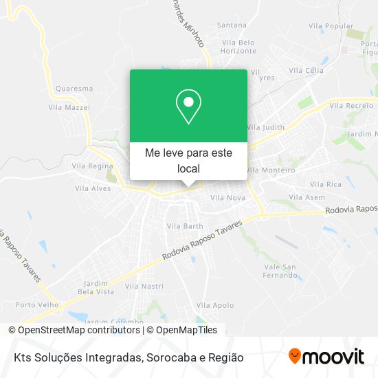 Kts Soluções Integradas mapa