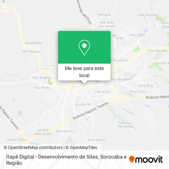 Itapê Digital - Desenvolvimento de Sites mapa