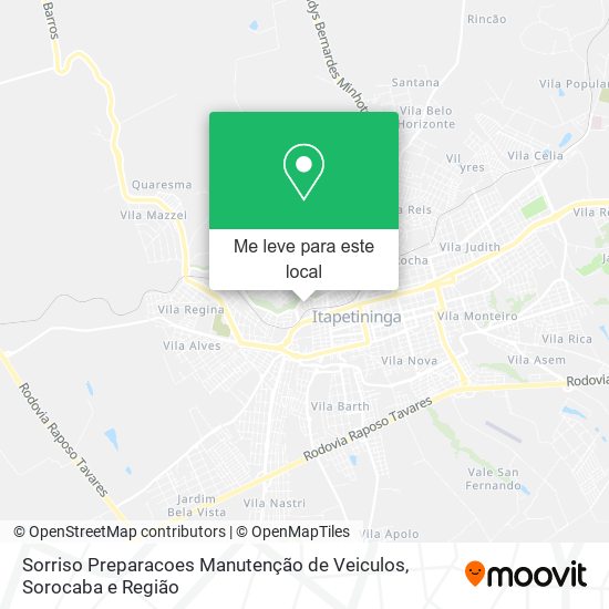 Sorriso Preparacoes Manutenção de Veiculos mapa