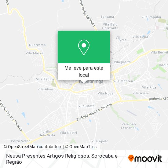 Neusa Presentes Artigos Religiosos mapa