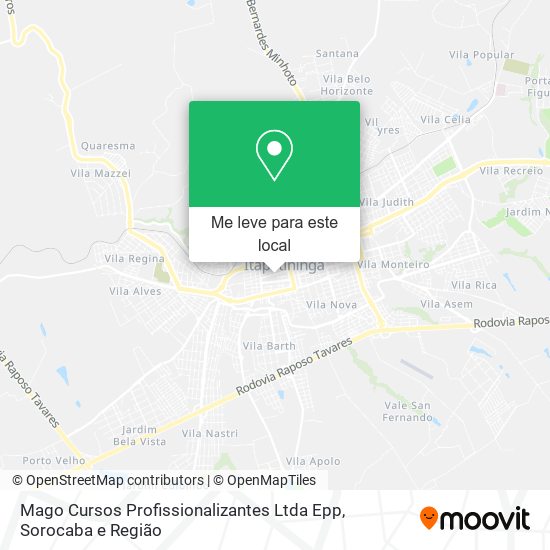 Mago Cursos Profissionalizantes Ltda Epp mapa