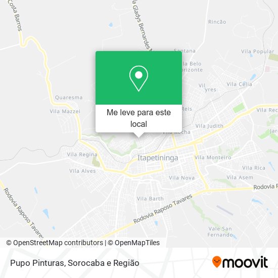Pupo Pinturas mapa