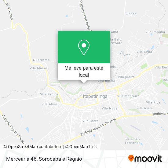 Mercearia 46 mapa