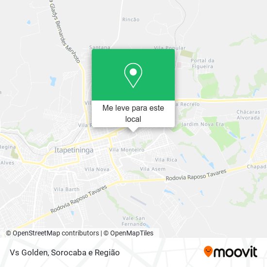 Vs Golden mapa