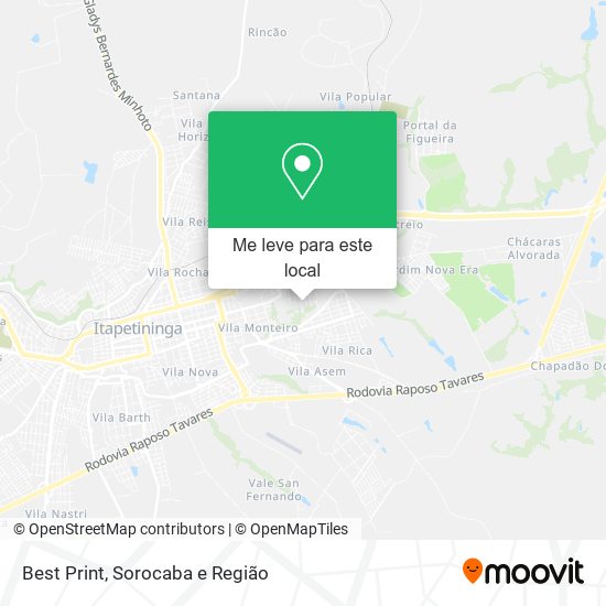 Best Print mapa