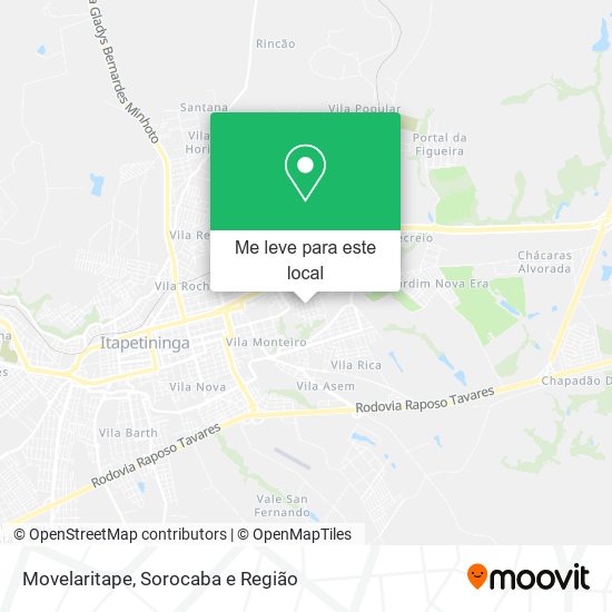 Movelaritape mapa