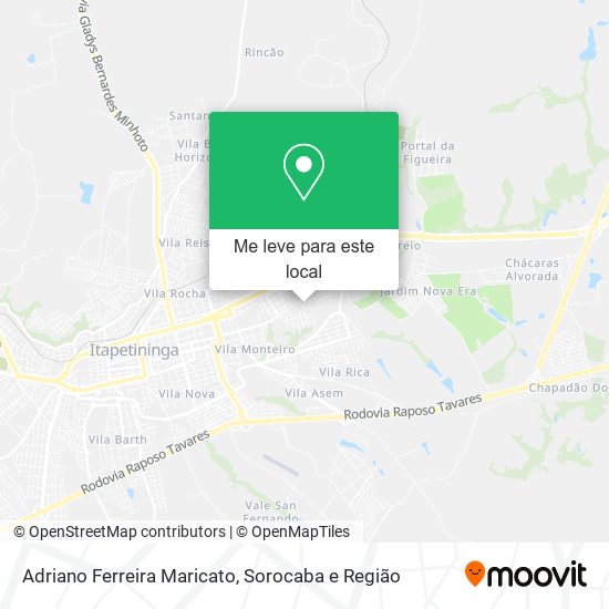 Adriano Ferreira Maricato mapa
