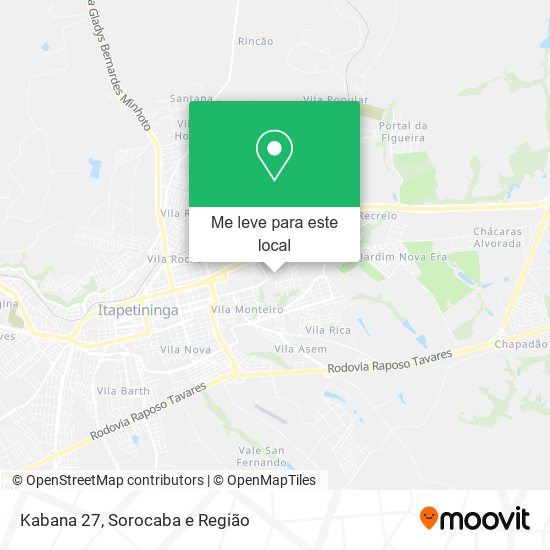Kabana 27 mapa