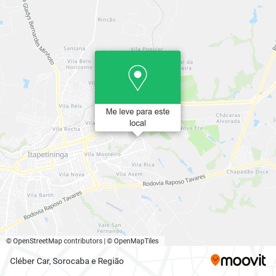 Cléber Car mapa
