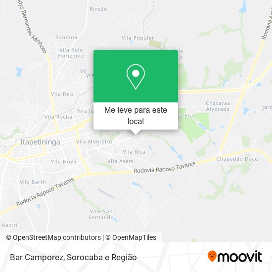 Bar Camporez mapa